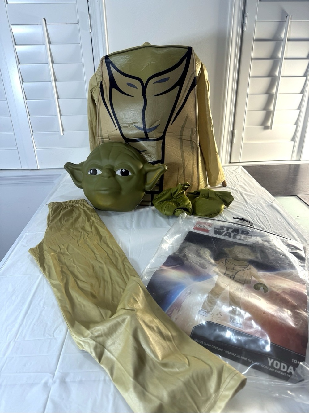 LEGO Star Wars Yoda Deluxe Halloween Costume Kids Size 10–12 Large